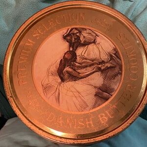 Danish Butter Cookies Tin with Artistic Design